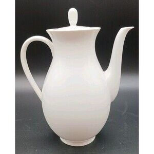Furstenberg Seit Germany 660/2 Small Coffee Pot Tea Pot White Classic Elegant